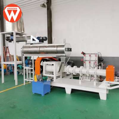 CE ISO SGS automatic floating fish food pellet making machine with factory price