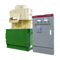 800-1200kg/h Vertical ring die wood pellet mill