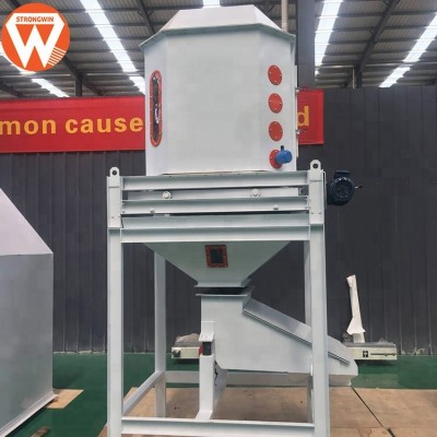 Multifunction animal feed pellet cooling screening machine