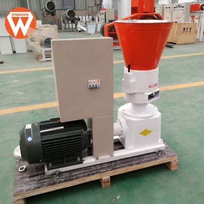 Best selling Strongwin feed manufacturing process simple animal feed pelletizer machine rabbit