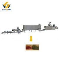 China Jinan city Full automatic floating animal fish feed pellet machine