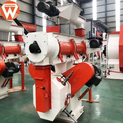 1-2t/h animal feed machinery pellet press machine for sale